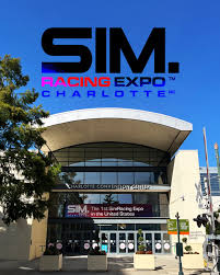 Premier Sim Racing at Sim Racing Expo Charlotte 2026 showcasing Simucube, Vero Motion, and custom simulator builds