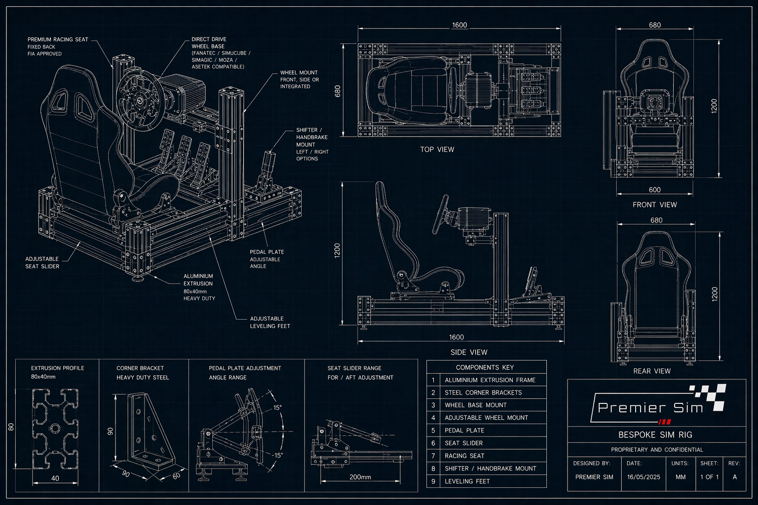 Sim Signature Signature Series Custom Sim Rig Consultation | Premier Sim Racing ...
